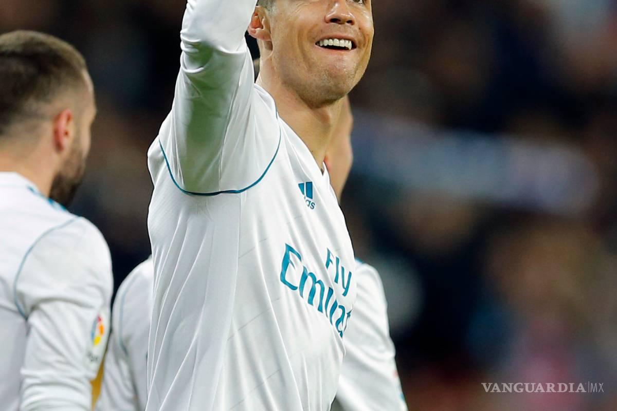$!¡Póker de Cristiano Ronaldo y gana el Madrid!