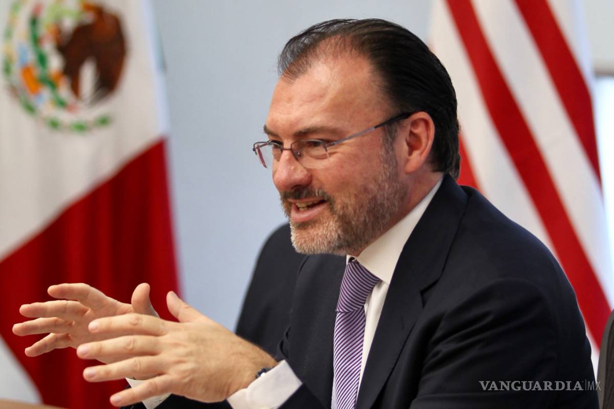 Reduciría apoyo en seguridad con EU, advierte Luis Videgaray