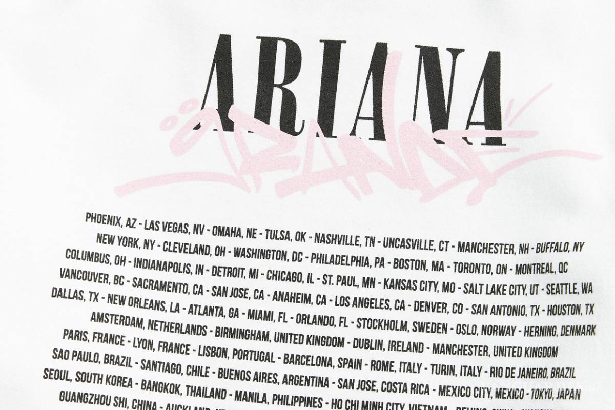 $!Ariana Grande y Urban Outfitters revelan colección exclusiva de ropa del Tour Dangerous Woman
