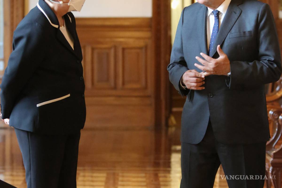 Recibe AMLO a la ex presidenta brasileña Dilma Rousseff, en Palacio Nacional