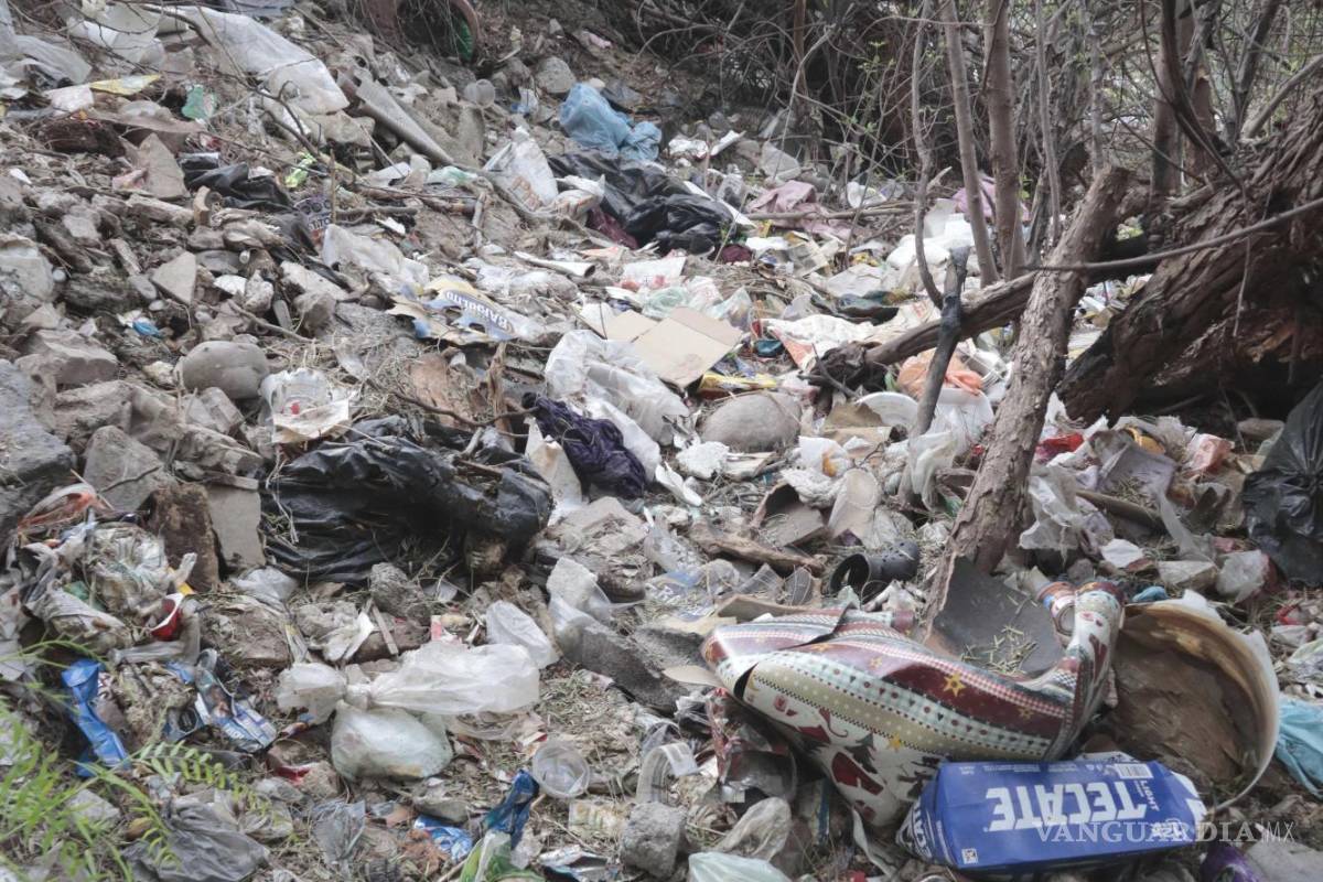 Exhorta Municipio a saltillenses a no tirar basura en arroyos