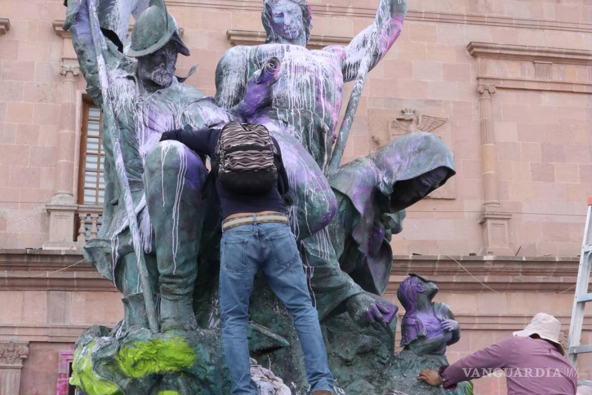 $!¿Por qué se rayan los monumentos durante la manifestación del 8M? Conoce la iconoclasia y su significado