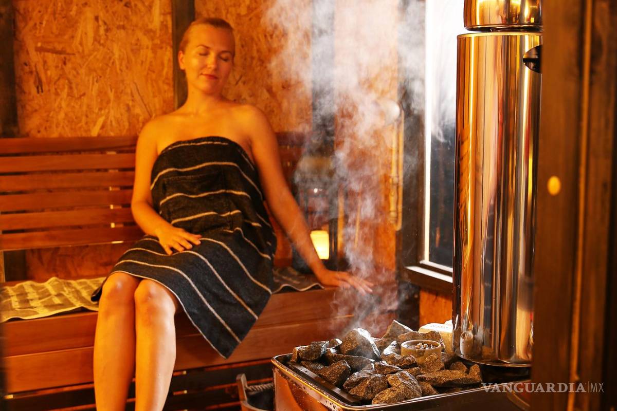 $!La sauna finlandesa es un baño de vapor seco a alta temperatura.