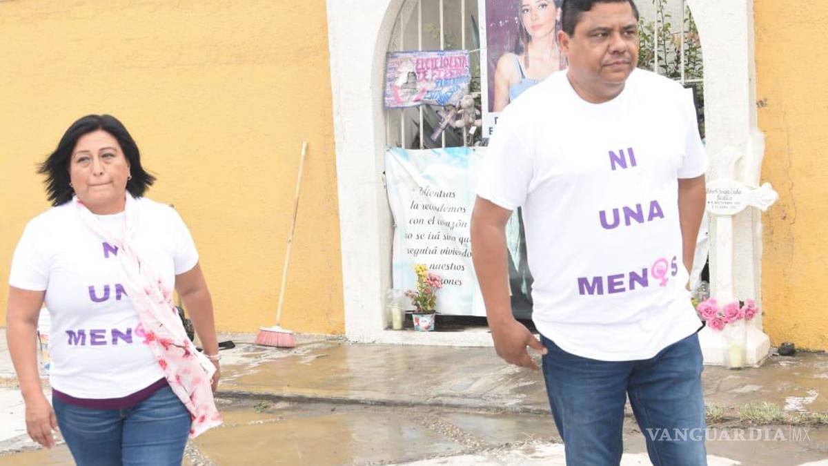 ‘Ni una menos’ exigen padres de Debanhi Escobar, en el marco del 8M