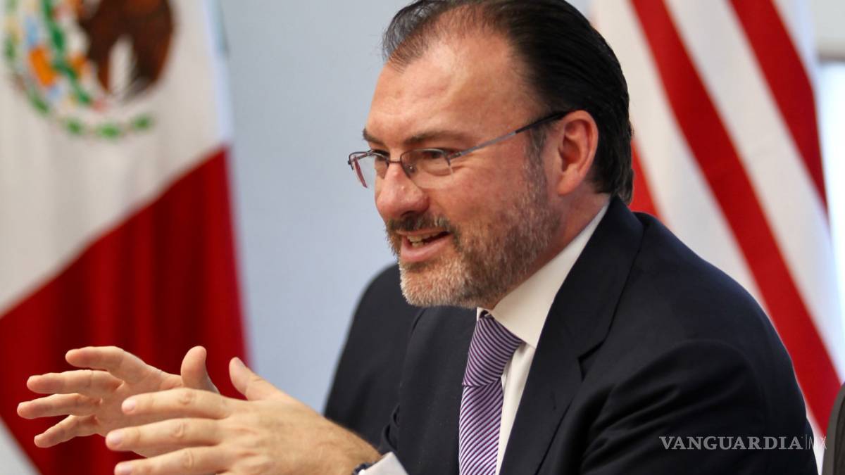 Reduciría apoyo en seguridad con EU, advierte Luis Videgaray