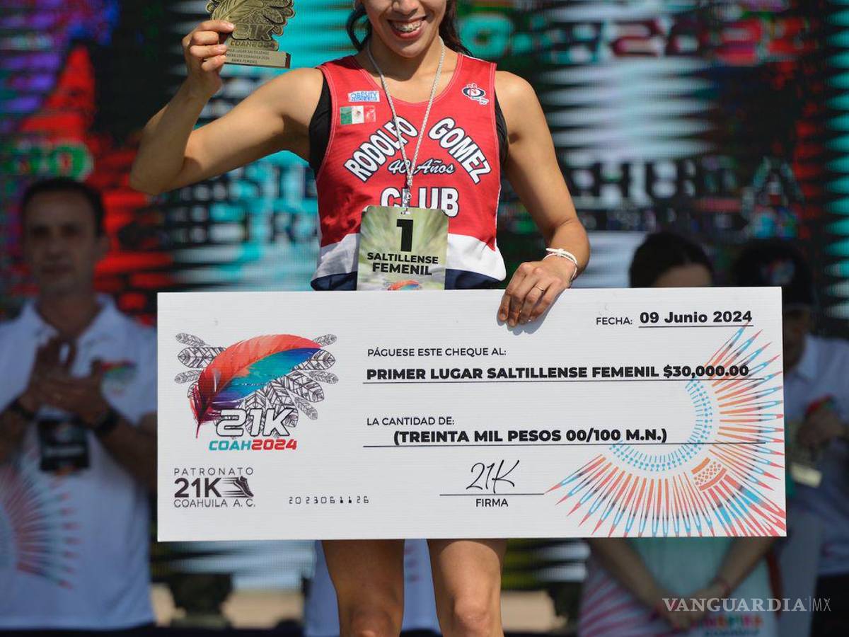 $!Fernanda terminó con un tiempo de una hora, 23 minutos y 23 segundos