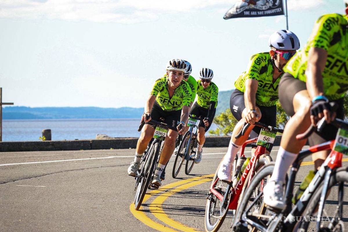 $!La ciclista originaria de Saltillo inició su trayectoria acompañando a una amiga en salidas recreativas.