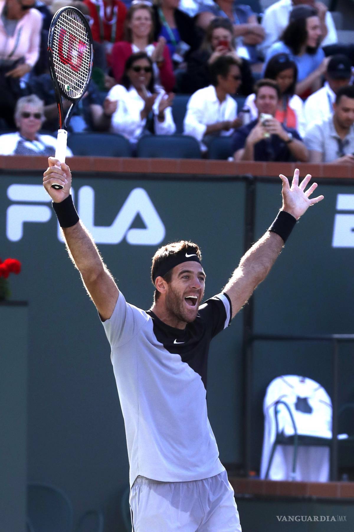 $!Con autoridad, Del Potro vence a Roger Federer