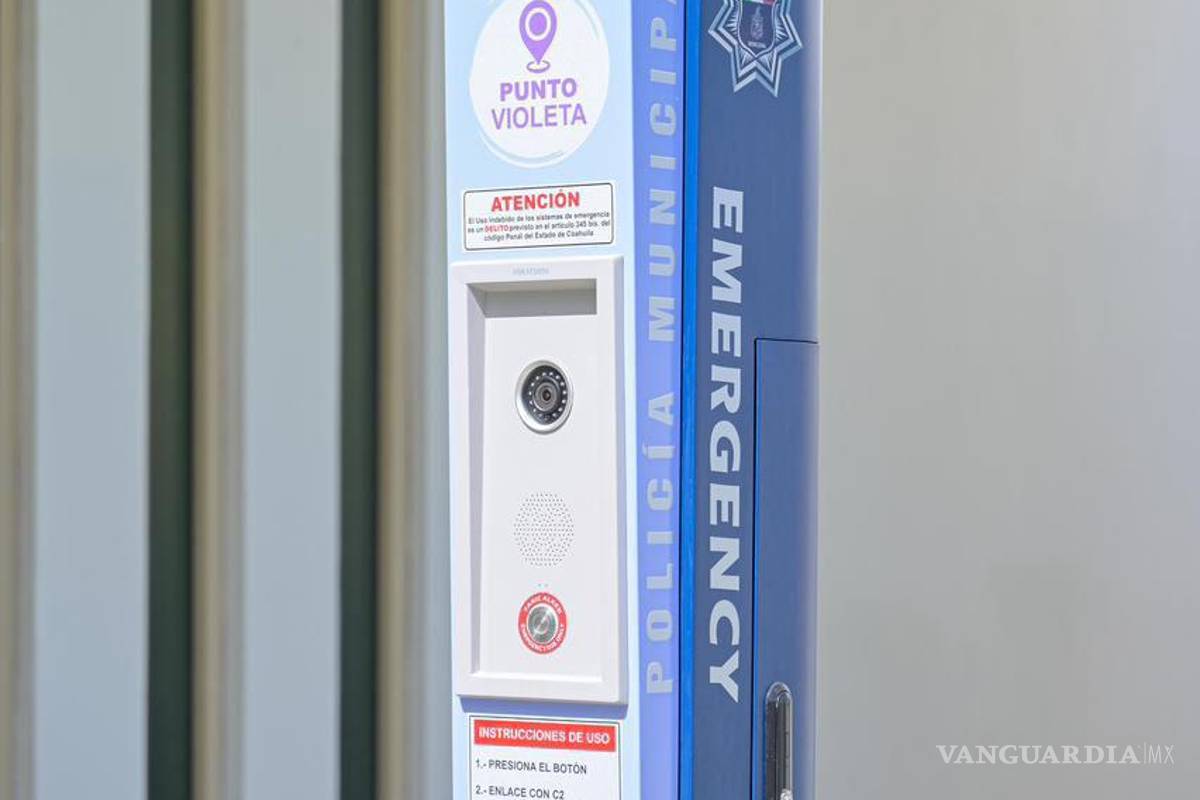 $!Los Puntos Violeta están conectados directamente al C2 de la Policía Municipal.