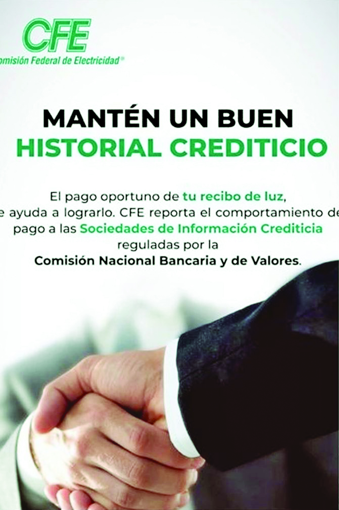 Amaga la CFE con enviar a buró de crédito a morosos