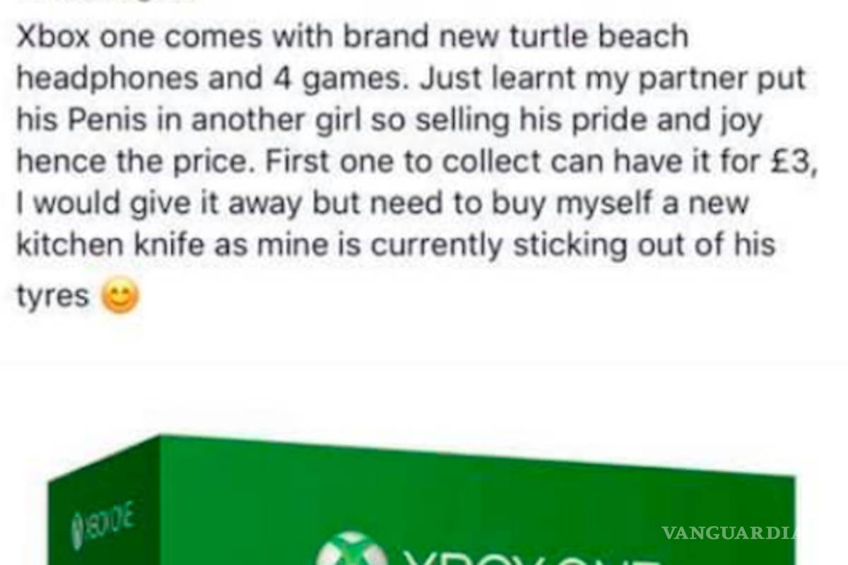 $!Descubrió que su marido le fue infiel, vende el Xbox de él por menos de 80 pesos