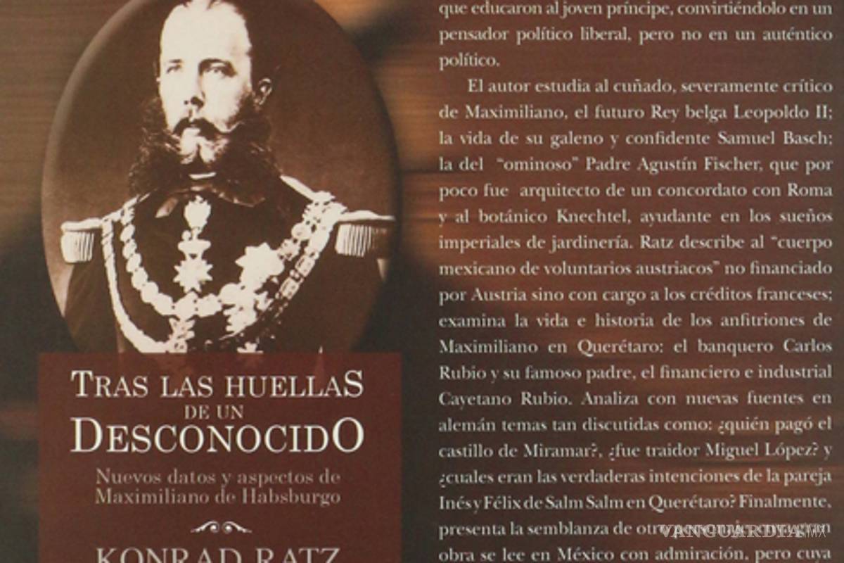 $!Descifrando a Maximiliano I