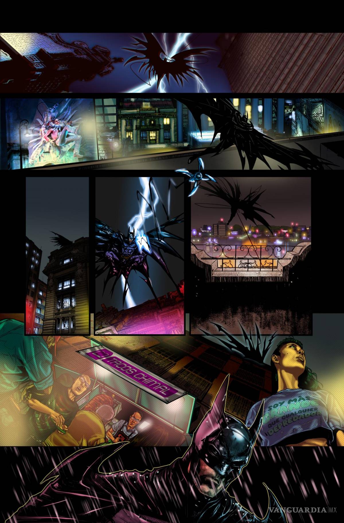 $!“El concepto por sí mismo es un sueño hecho realidad para los que somos amantes de los cómics”, aseguró el ilustrado.