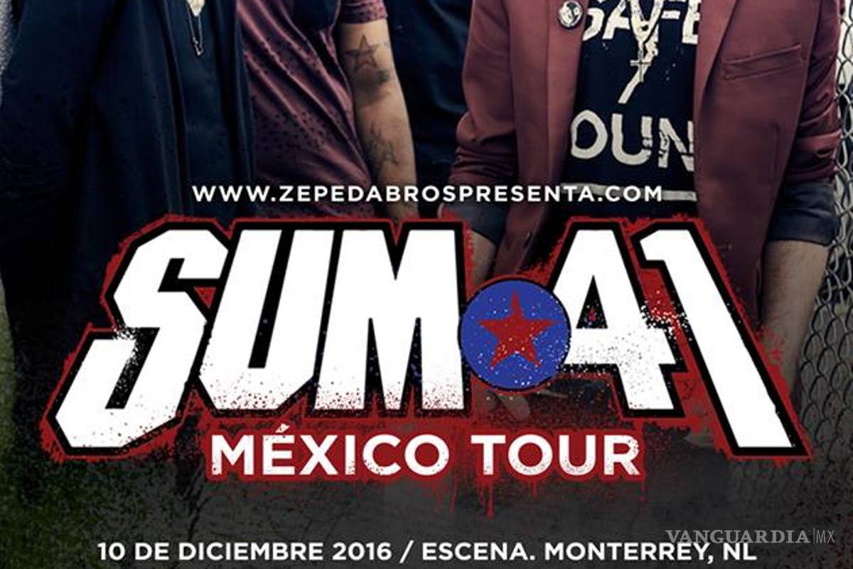 $!Sum 41 llega por primera vez a México