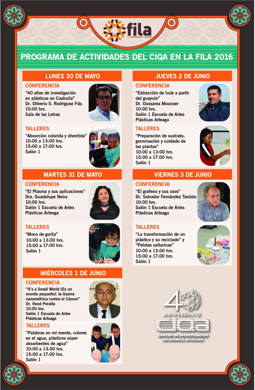 $!CIQA celebra su aniversario en la Feria Internacional del Libro 2016