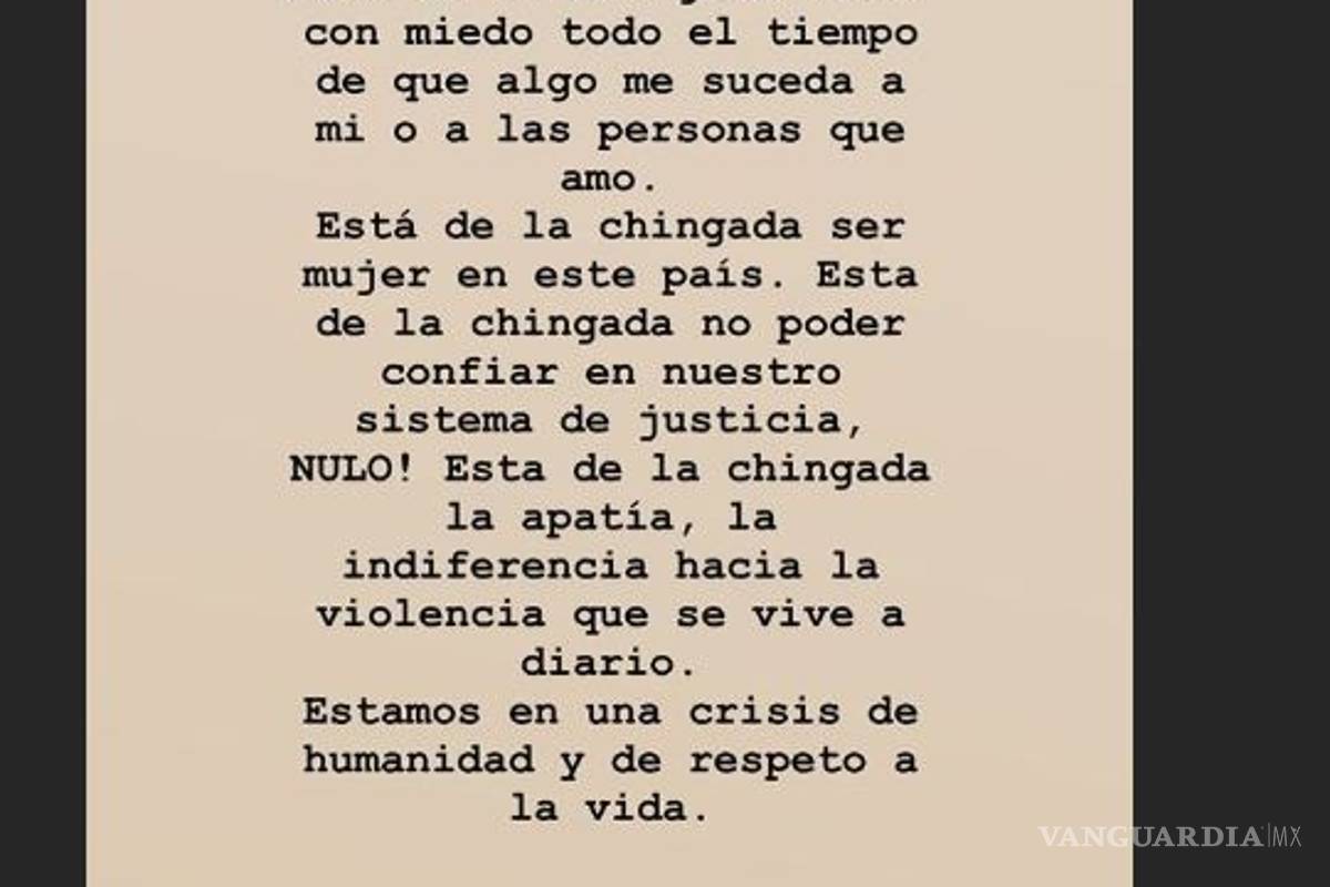 $!‘Que lo quemen todo, #JusticiaParaFátima’: Artistas exigen castigo para asesinos de la menor de 7 años