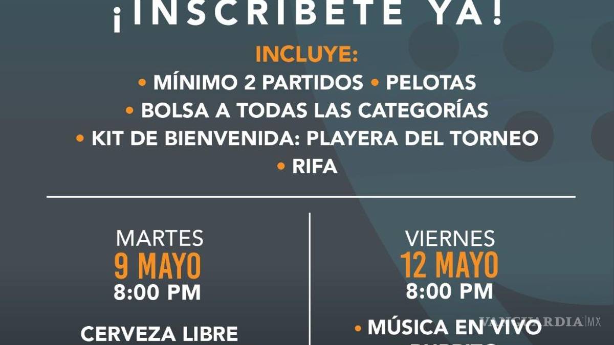 Anuncian torneos anuales de pádel y tenis en American Sport Center