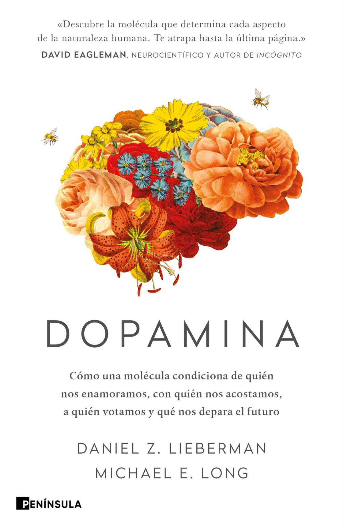 $!Portada del libro Dopamina. EFE/Editorial Península