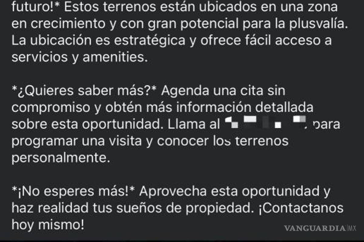 $!No se permitirán instalaciones de agua potable, electricidad ni otros servicios básicos en esa zona, informaron autoridades municipales.