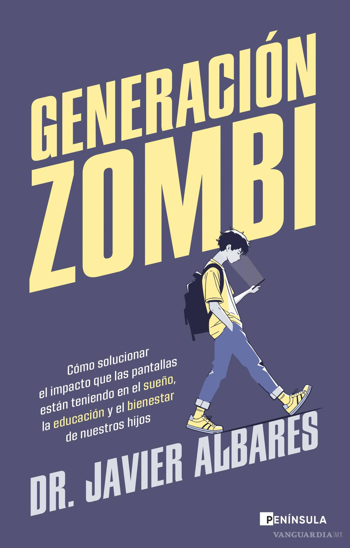 $!El libro 'Generación Zombi' explica a los padres cómo afrontar la adicción al móvil, que según el Dr. Albares, amenaza el futuro de las nuevas generaciones.