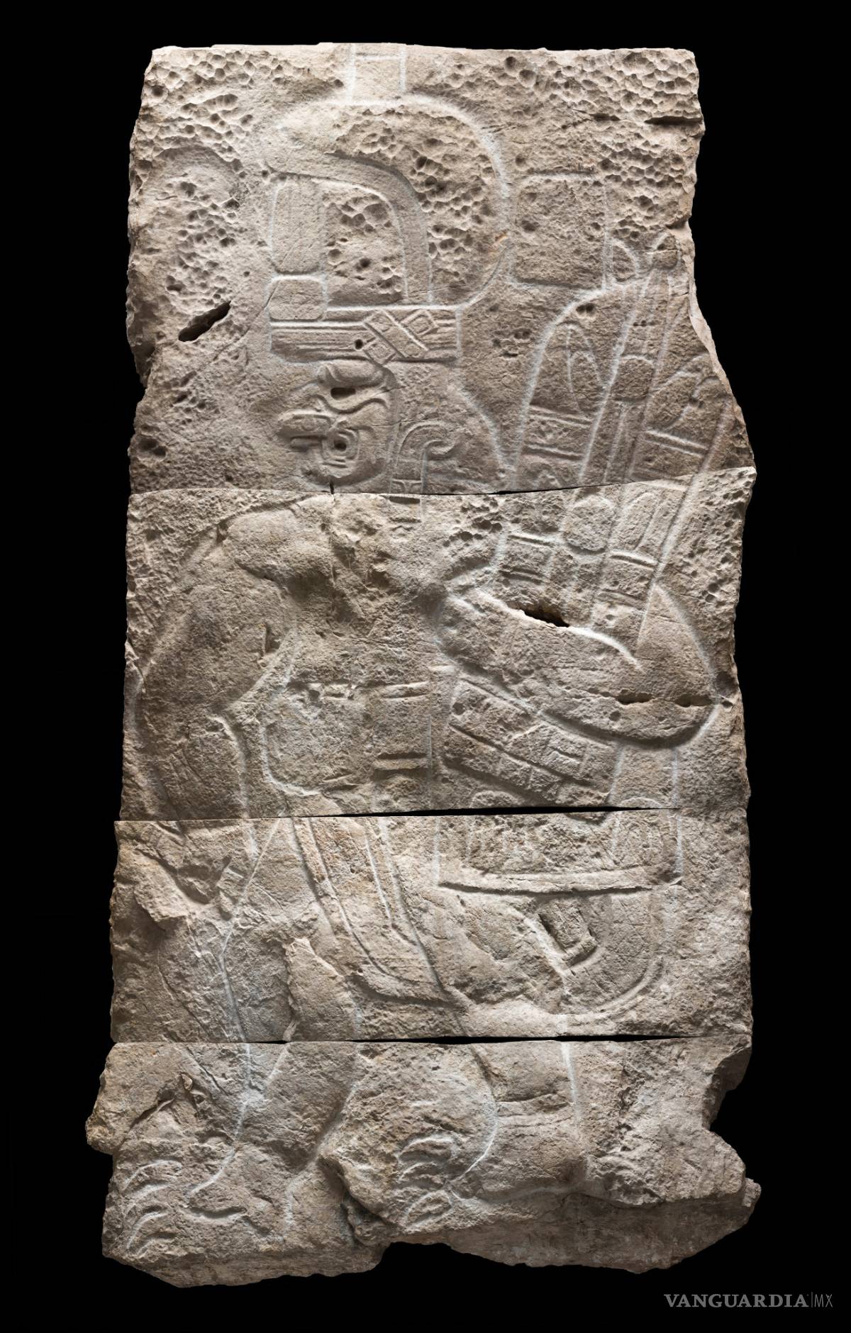 $!Exhiben en México "El bajorrelieve de Xoc" robado hace casi 50 años