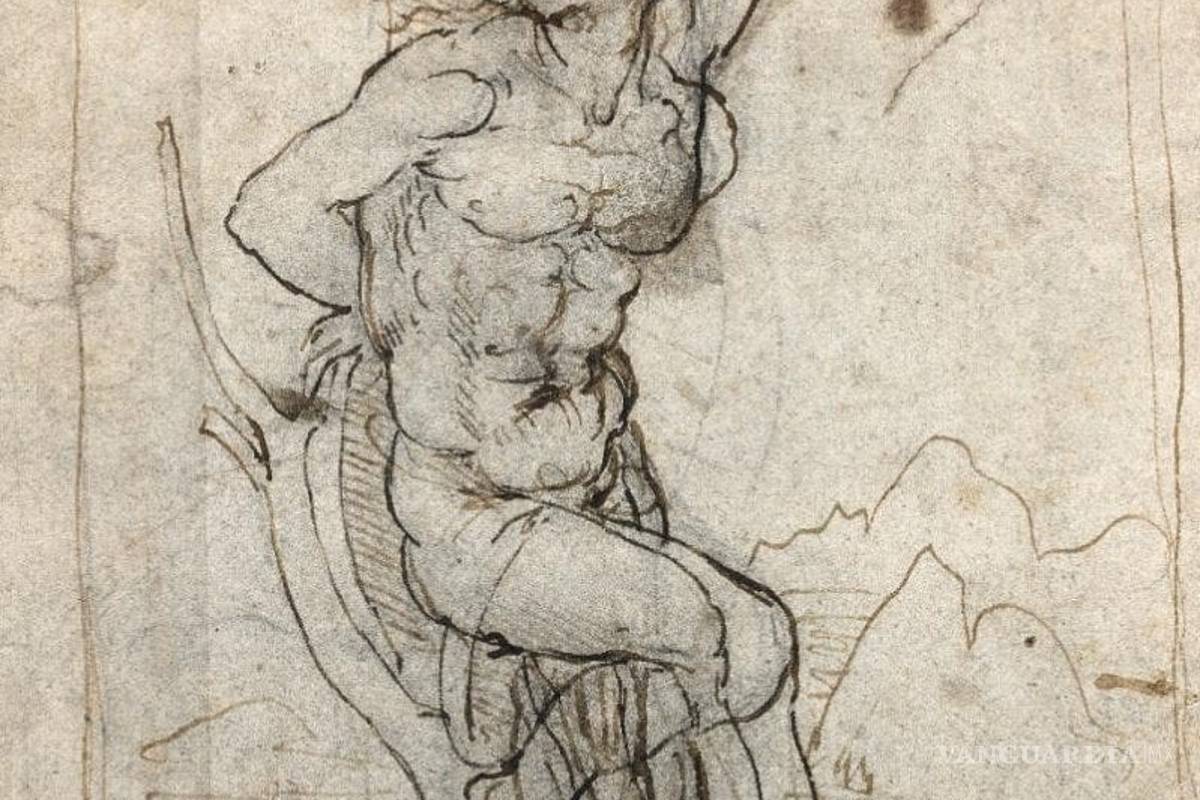 $!Muestran dibujo inédito de Da Vinci