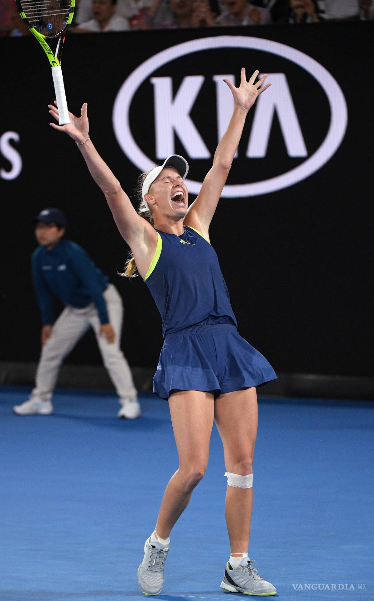 $!Así vivió Caroline Wozniacki su victoria en el Open de Australia