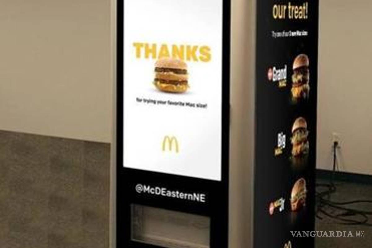 El cajero automático de Big Macs que regalará hamburguesas por un día