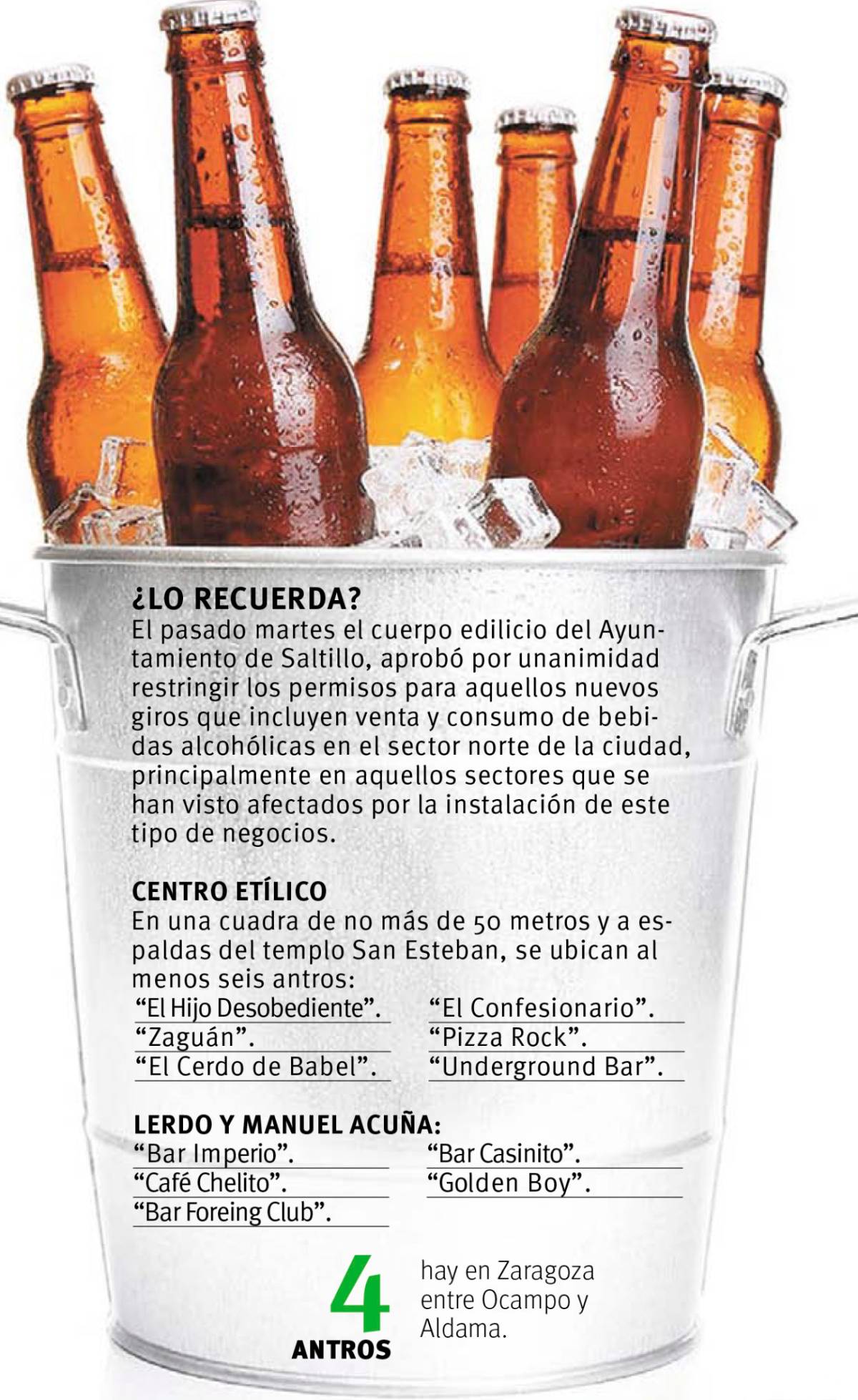 $!Comerciantes de Saltillo no quieren más antros en el centro de la ciudad