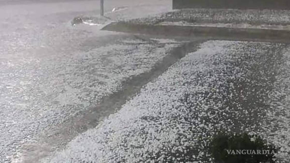 ¿Se fue la luz? Granizada y lluvias sorprenden a Saltillo en Jueves Santo
