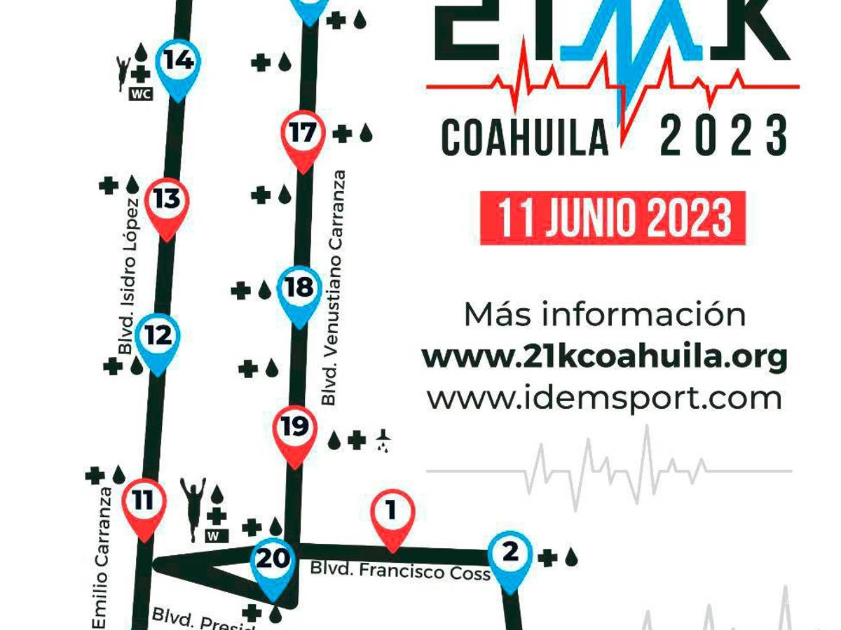 $!La ruta del 21K 2023 sufrirá cambios debido a la construcción del Paseo Capital en la Zona Centro.