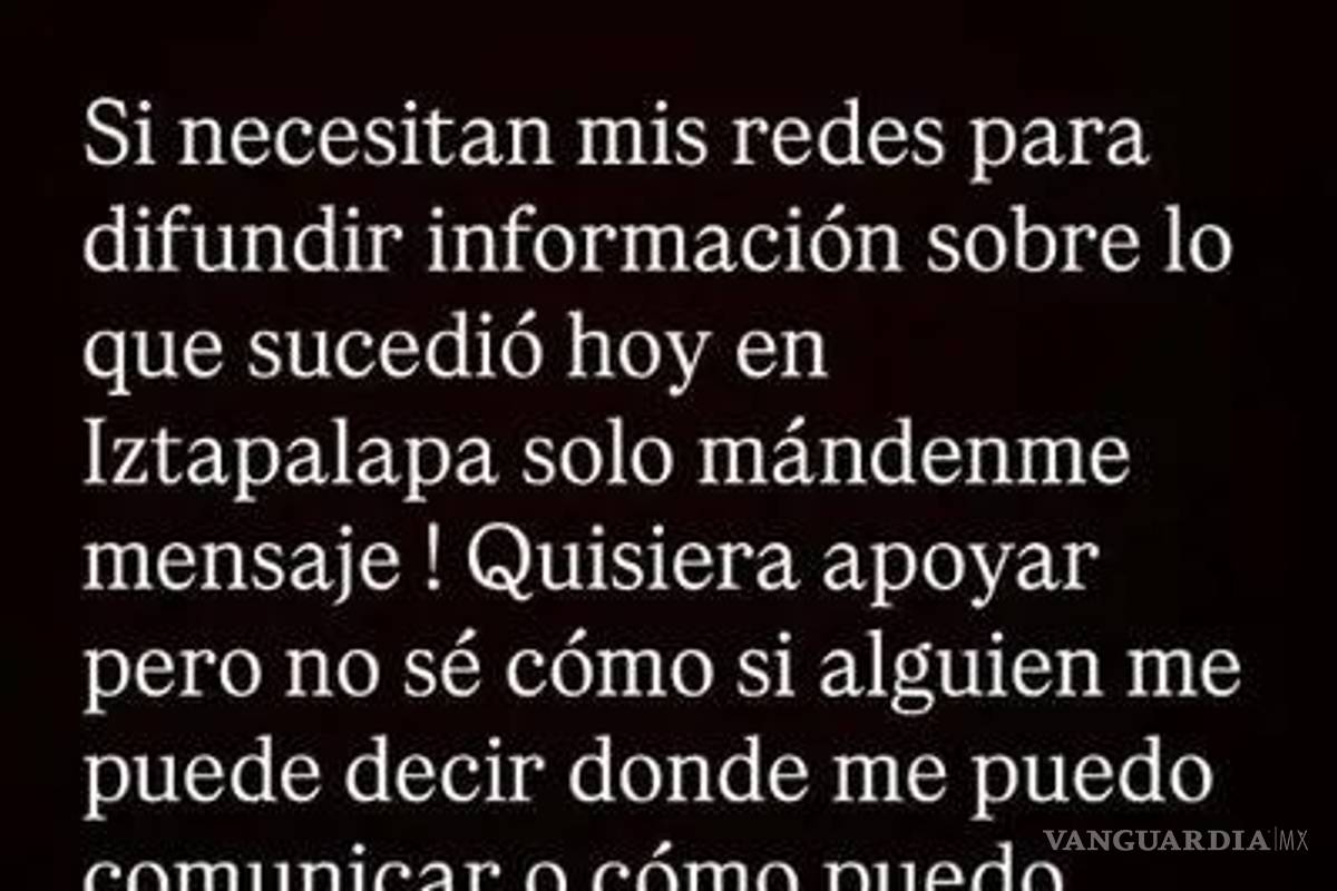 $!Influencers Karely Ruiz y Tammy Parra destacan en redes su apoyo a víctimas de explosión en Iztapalapa