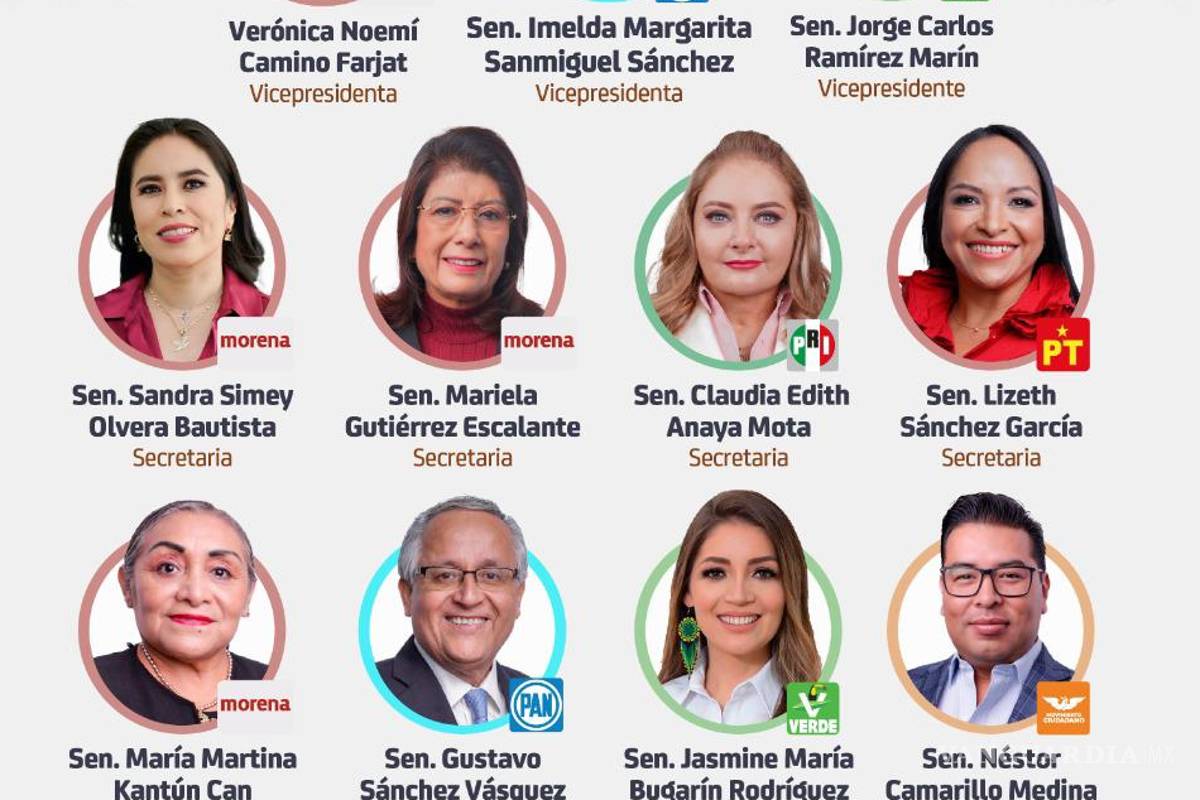 $!Eligen a Laura Itzel Castillo como presidenta del Senado, en sucesión de Fernández Noroña