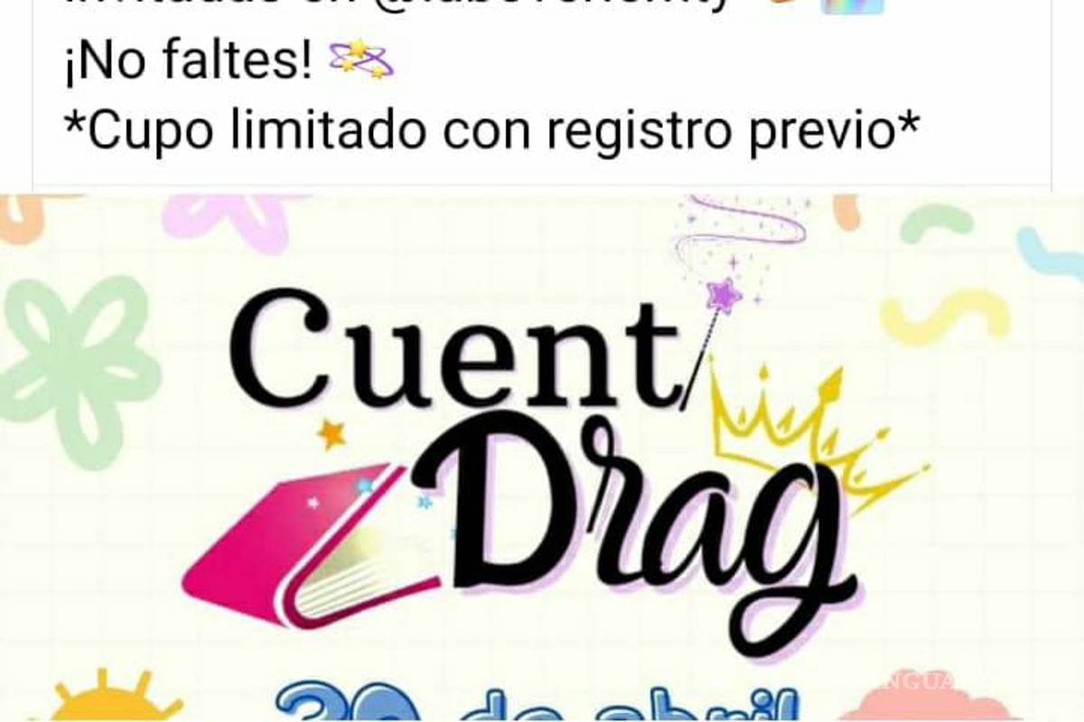 Defienden Drag Queens lectura de cuentos a menores en Nuevo León