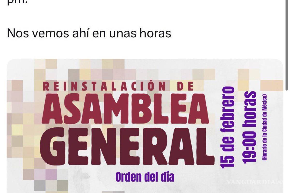 $!SEP: Marx Arriaga Navarro convoca reinstalación de asamblea general tras polémica por despido