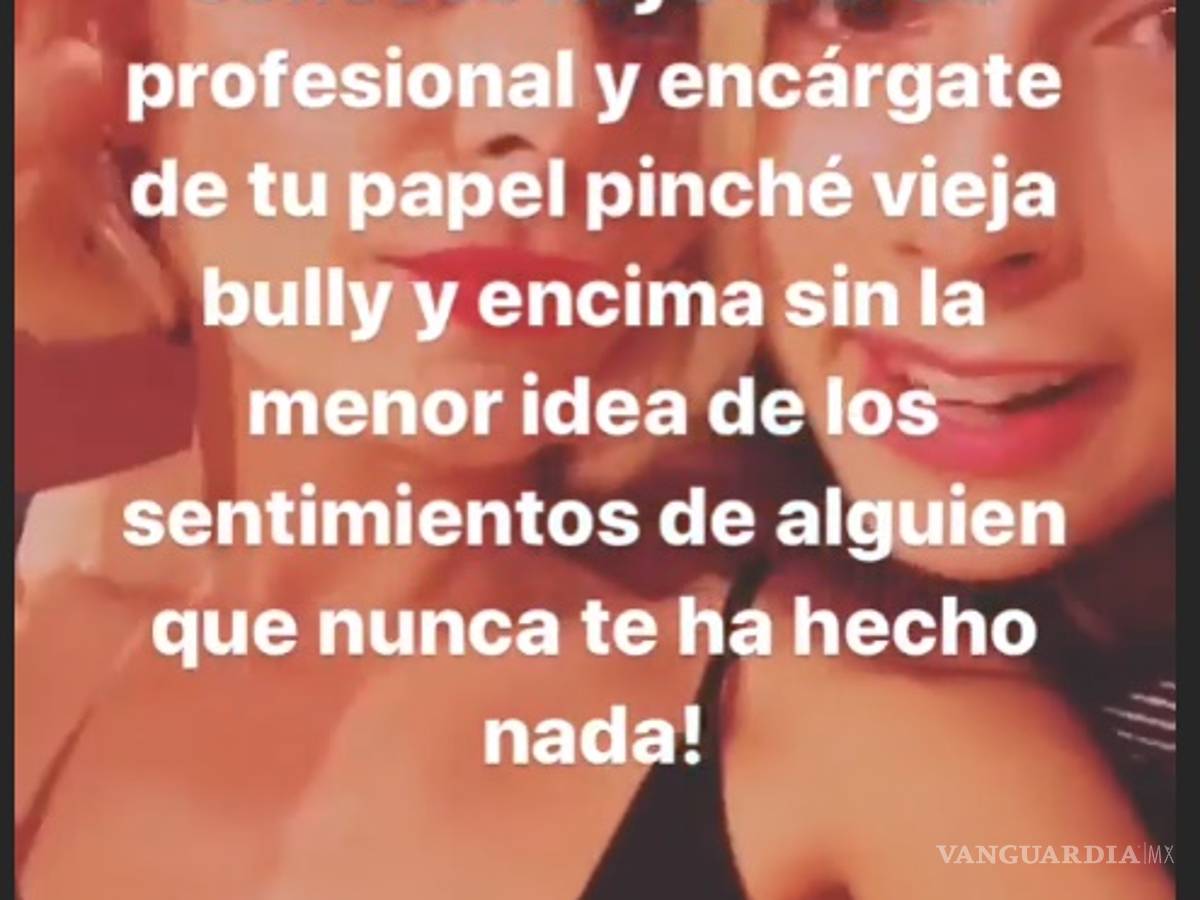 $!“Frida Sofía ya párale, ¿no?: Itatí Cantoral le pone un alto a Frida Sofía y ella la ataca