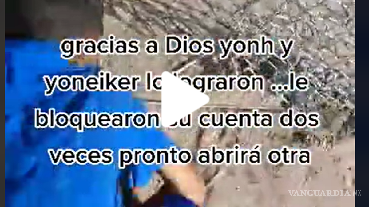 Migrante que estuvo en Saltillo presume en video que ya cruzó a EU