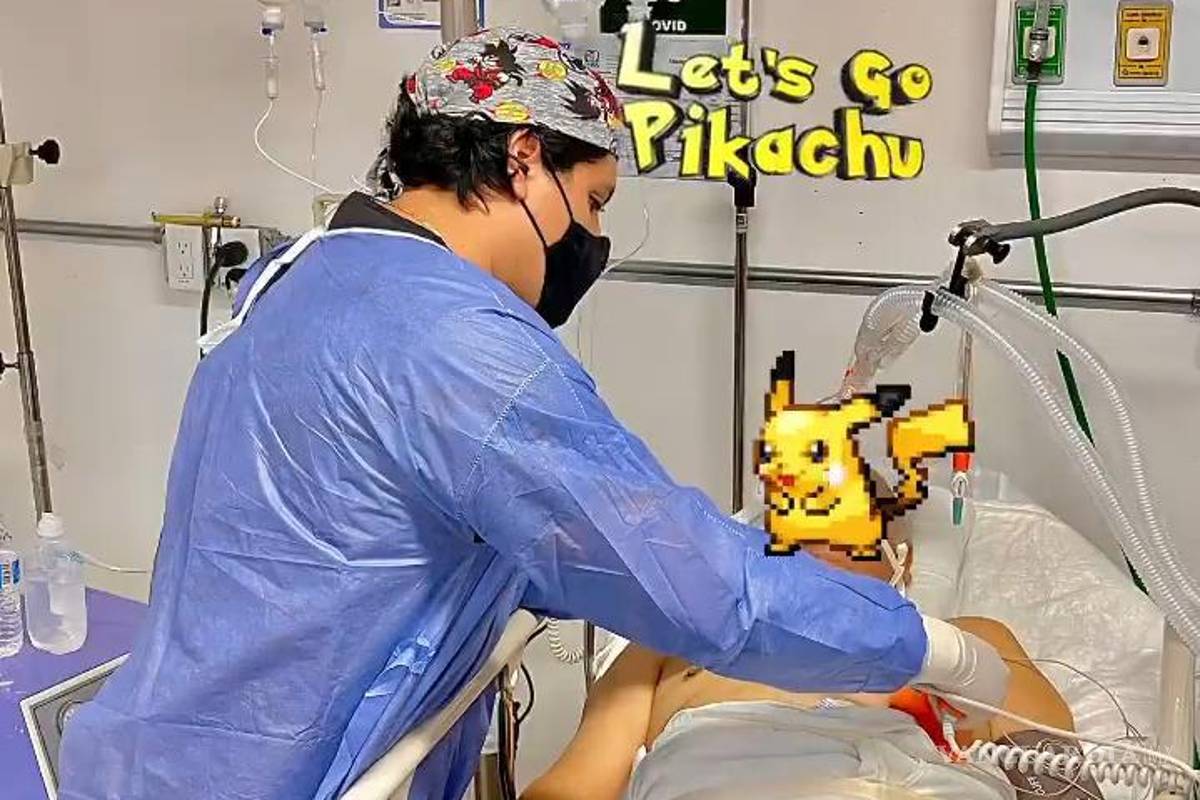 Médico de hospital COVID-19 en Monclova exhibe y bromea con imagen de paciente intubado