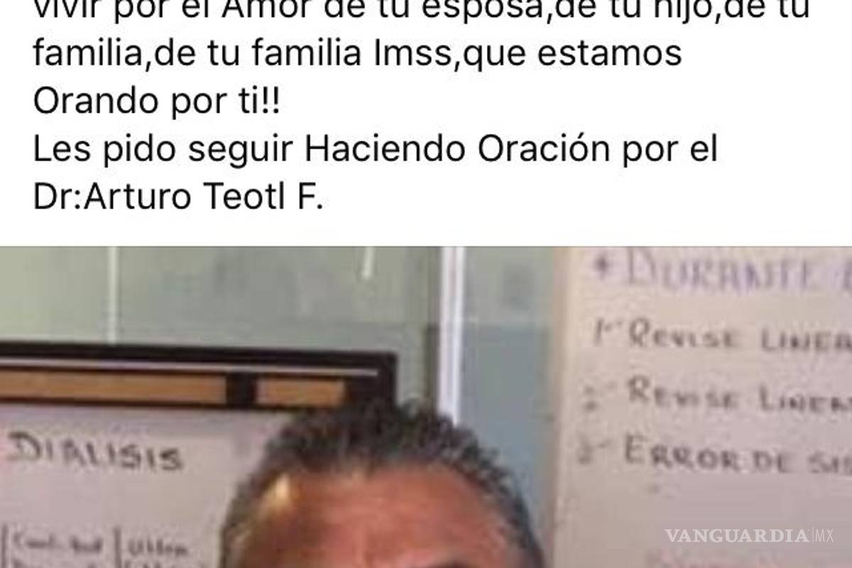 $!Dan de alta a médico del IMSS Monclova que se encontraba grave por COVID-19