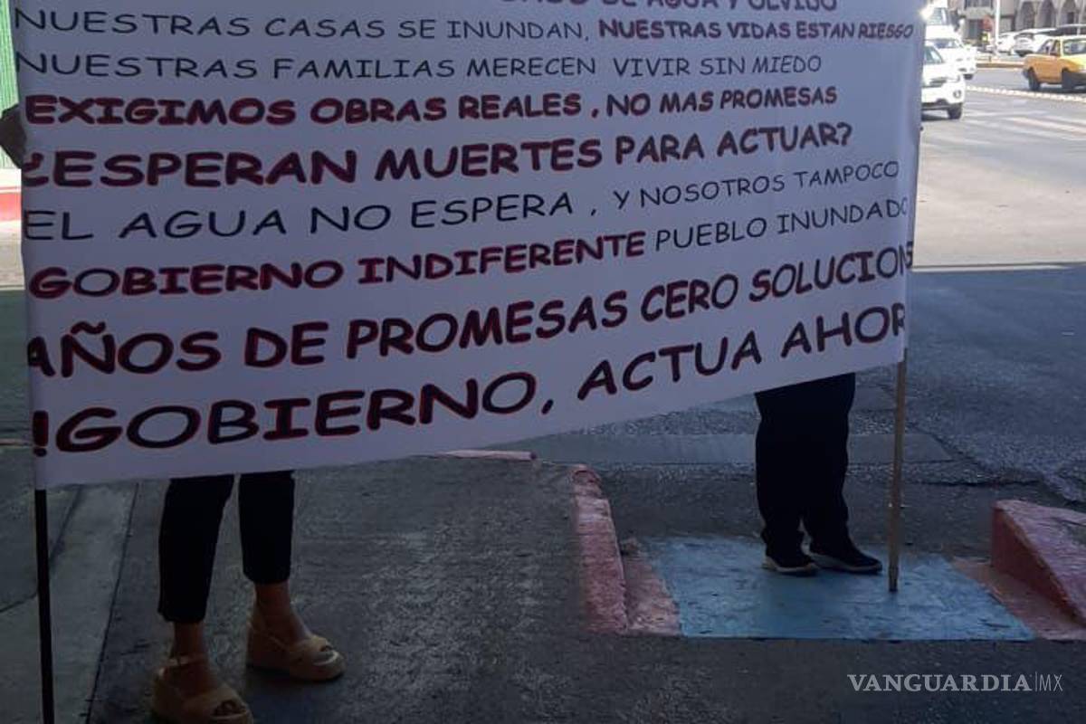 $!Vecinos exigen a las autoridades fechas claras para la ejecución de obras que prevengan inundaciones en la zona Norte.