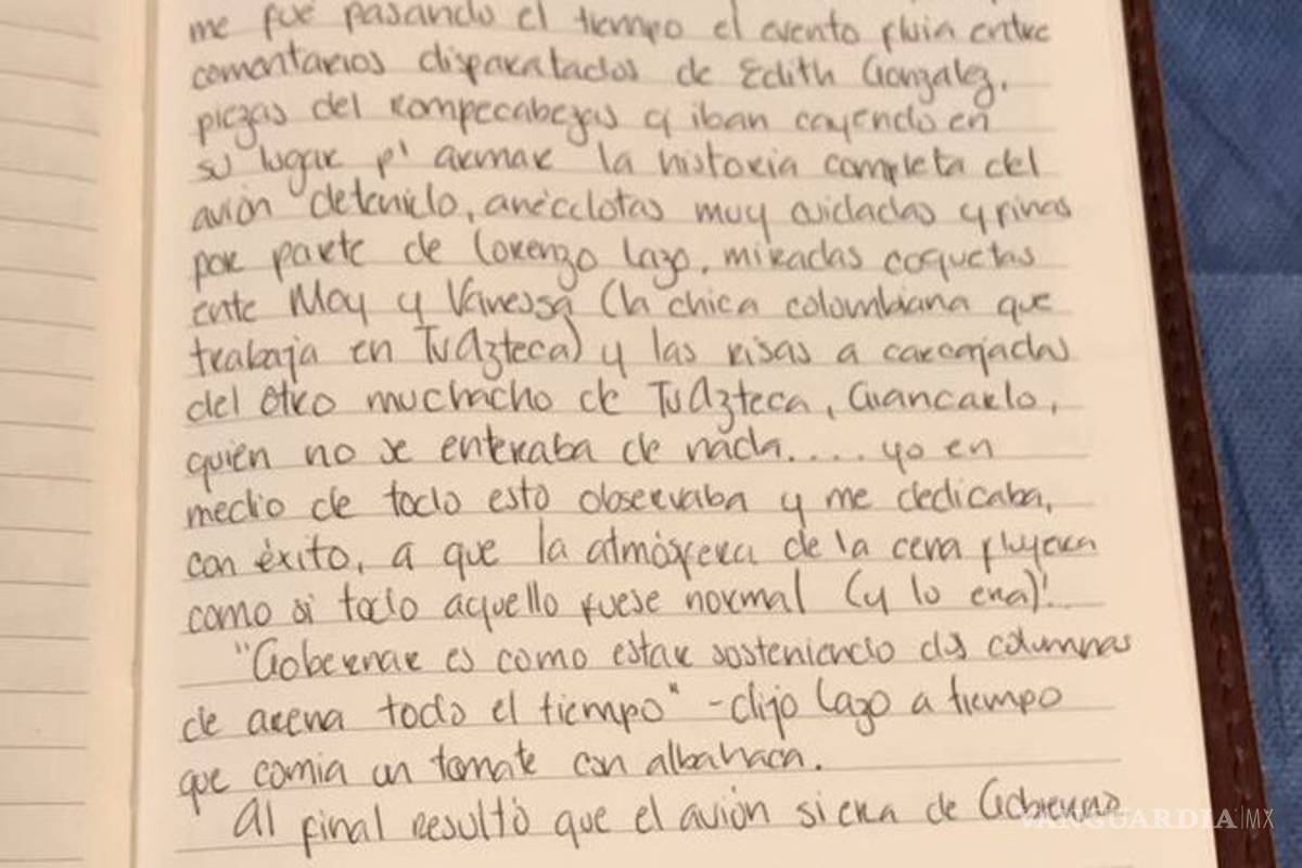 $!'Sí merezco abundancia'; escribía Karime Macías, esposa de Duarte, en sus diarios