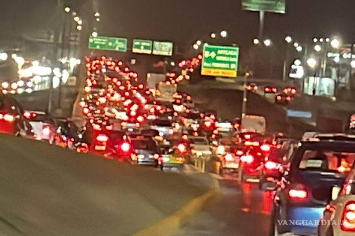 Saltillo: dormitada provoca carambola de 7 autos en el Blvd. Fundadores