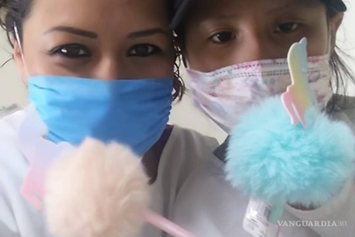 Disminuye considerablemente el tumor maligno de Joana, la niña saltillense