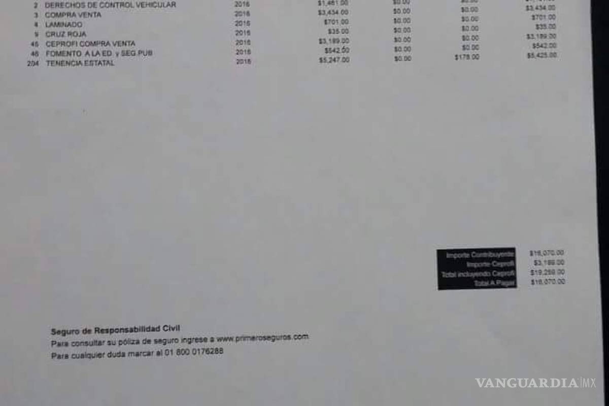 $!Diputado de Coahuila presenta documentación y asegura que su hija no es propietaria de la camioneta con droga