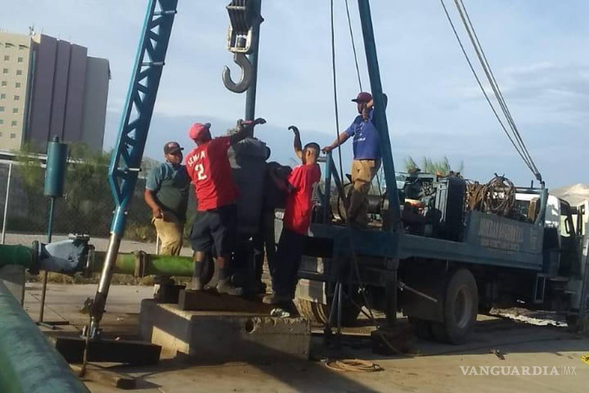 Trabaja Simas Torreón con Bomba 82 por fallas, trabajos durarían tres días