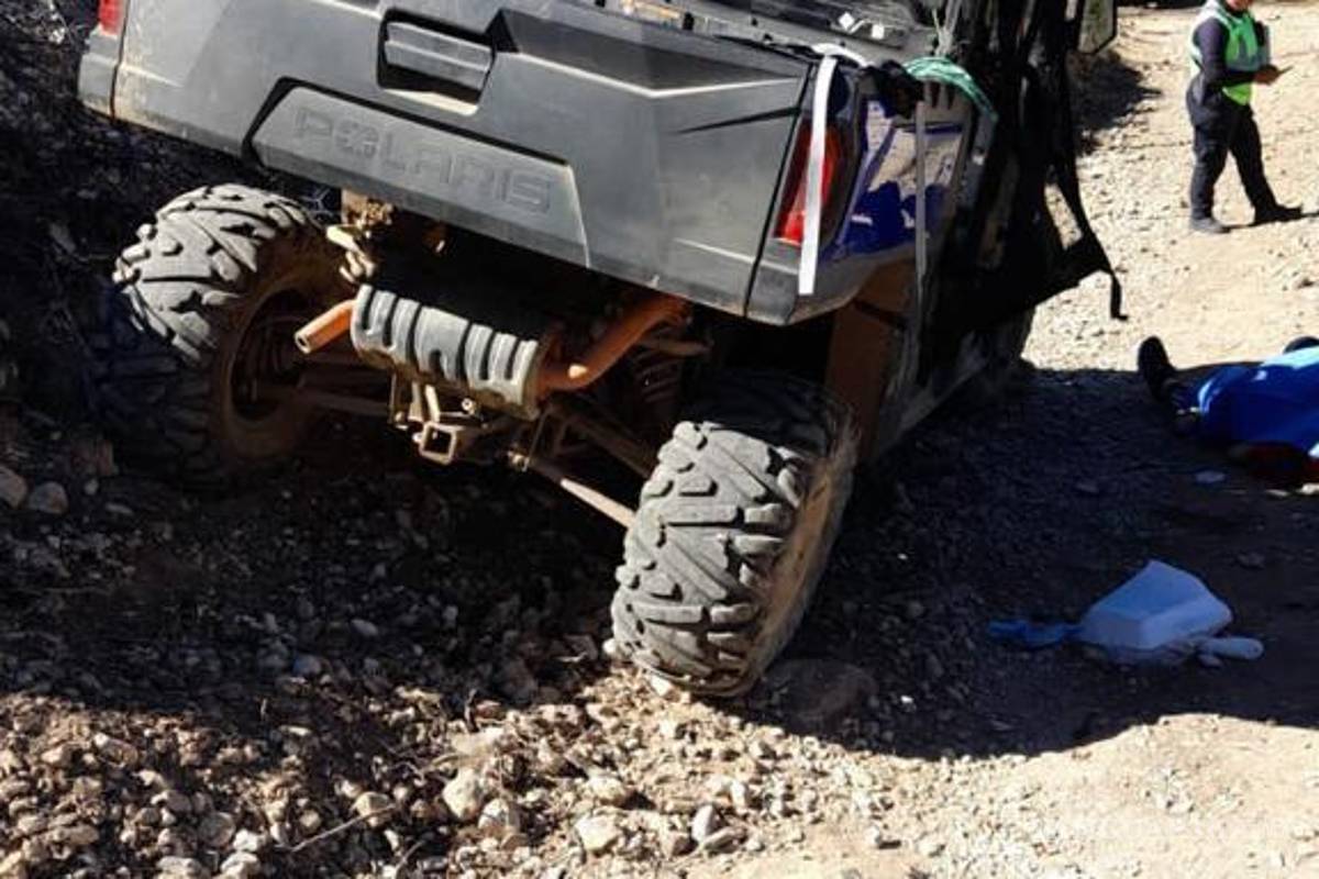 Empleada de cabañas muere al volcar y caerle razer encima, en la Sierra de Arteaga