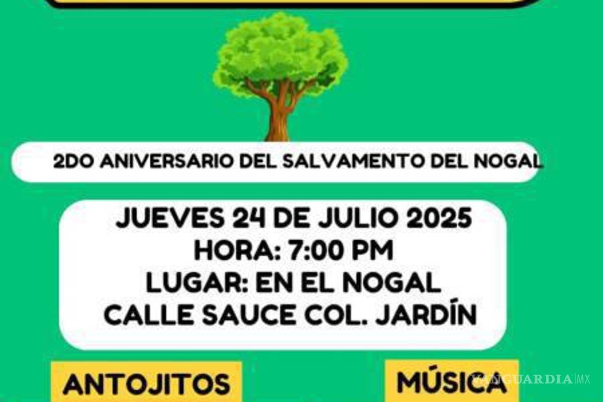 $!El Festival Nogal Fest celebra un año del rescate del árbol con actividades culturales y comunitarias.
