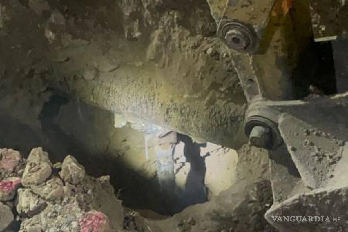 $!Imagen ilustrativa del túnel de la toma clandestina de hidrocarburo, encontrado por las autoridades.