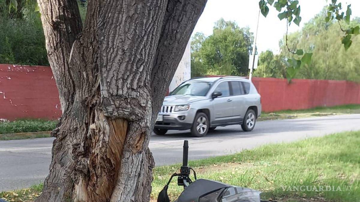 Muere joven repartidor en accidente de motocicleta, en Saltillo
