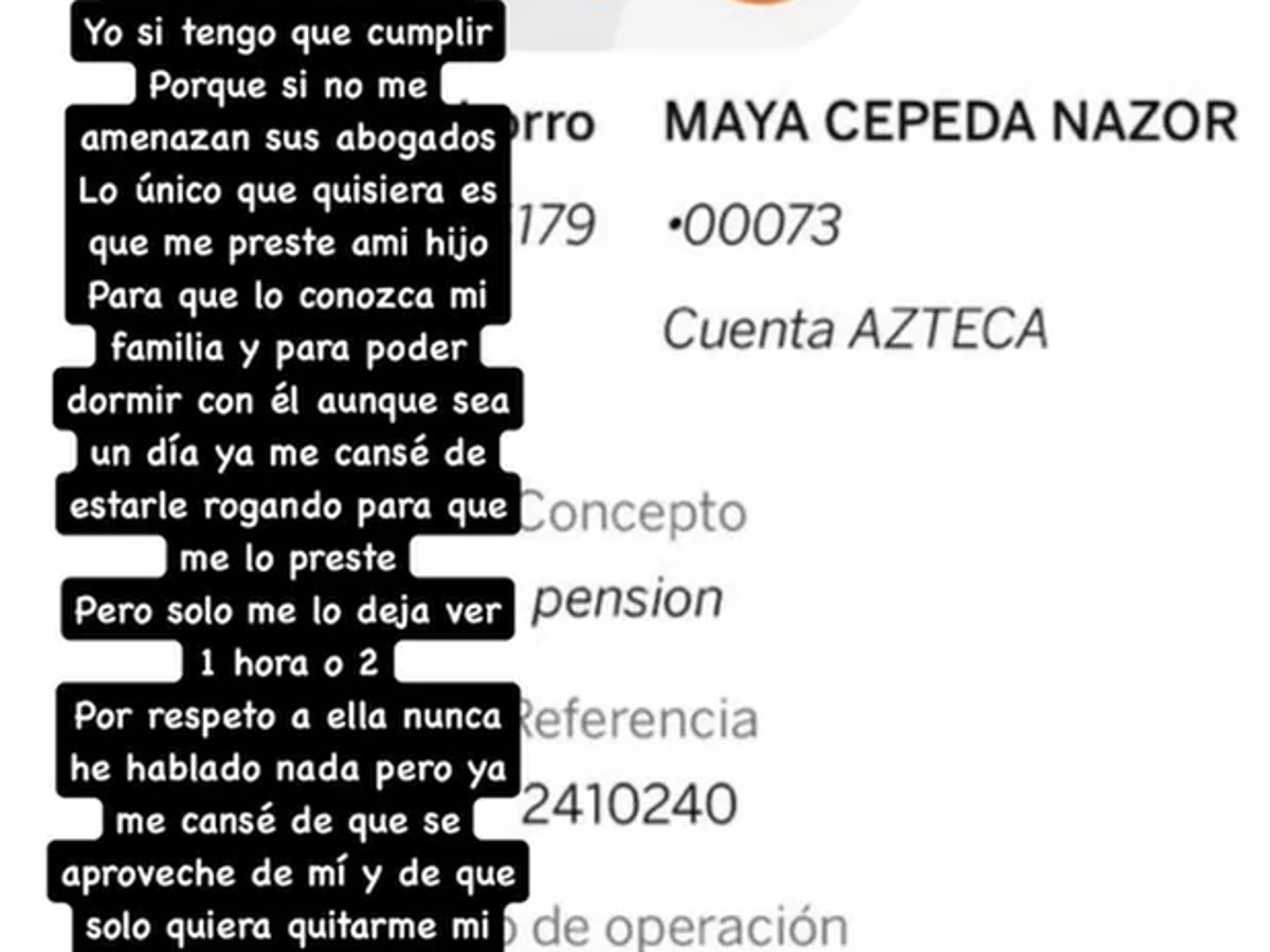 $!Santa Fe Klan exhibe a Maya Nazor por no dejarle ver a su hijo pese a pensión de 250 mil pesos; Nazor responde: ‘No te hagas la víctima’
